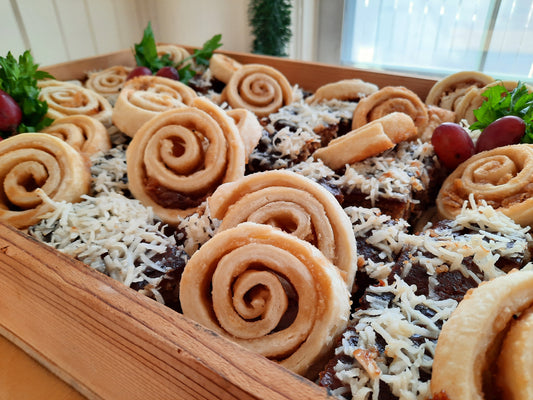 Buffet chaud | Choix de dessert DELUXE | Pets de sœurs au sucre à la crème