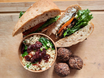 Boîte à lunch | Choix sandwich | Ciabatta au chèvre et légumes grillés
