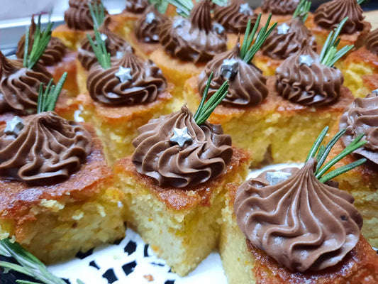 Buffet froid | Dessert | Mini cakes orange et chocolat