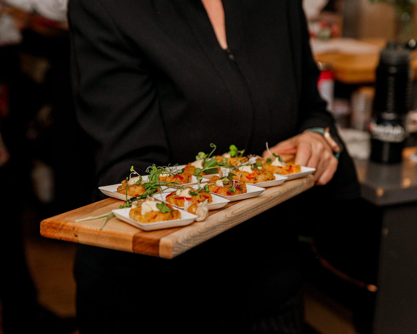 Bouchées chaudes | Cake aux fruits de mer