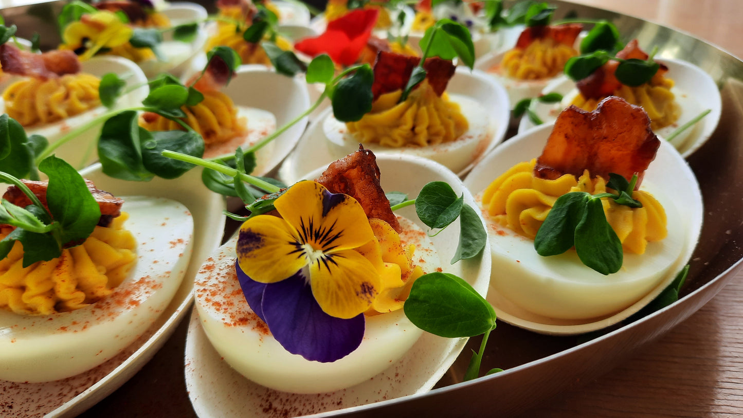 Bouchées froides | Oeufs farcis à la provençale