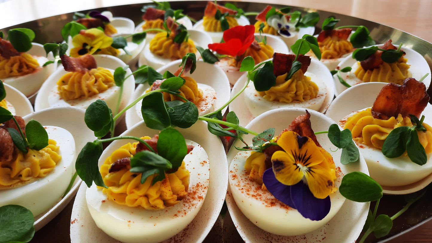 Bouchées froides | Oeufs farcis à la provençale