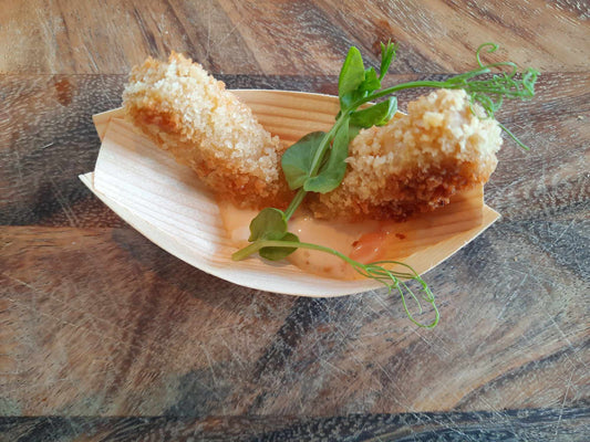 Bouchées chaudes | Bâtonnets de tofu Panko