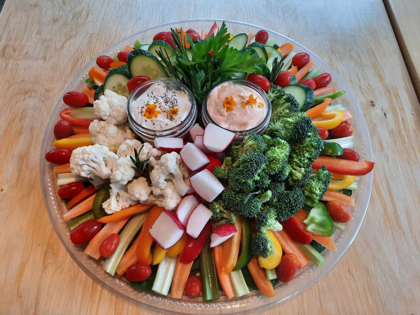 À la carte | Plateau de crudités et trempettes