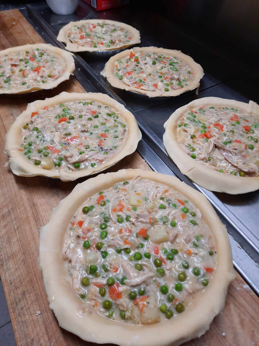 Holiday menu | Chicken and vegetable pie